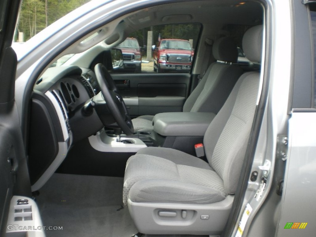 2007 Tundra SR5 Double Cab 4x4 - Silver Sky Metallic / Graphite Gray photo #16