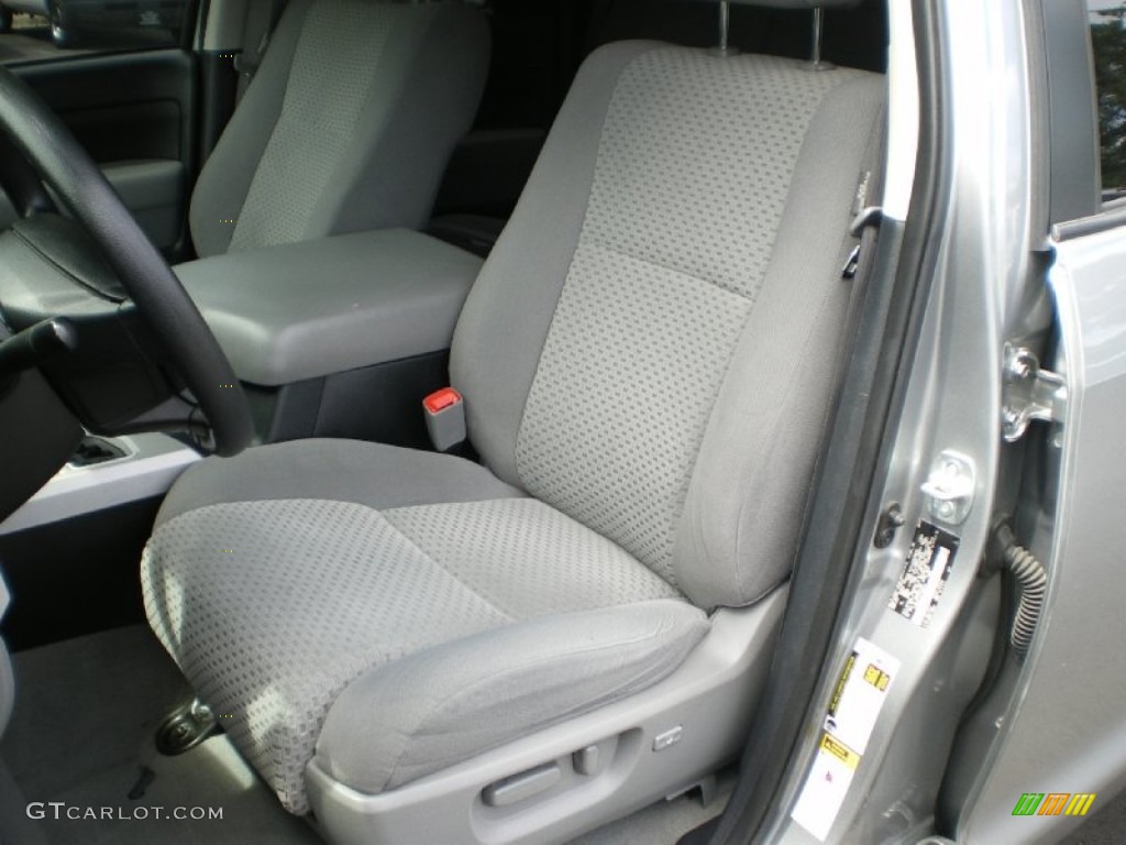 2007 Tundra SR5 Double Cab 4x4 - Silver Sky Metallic / Graphite Gray photo #17