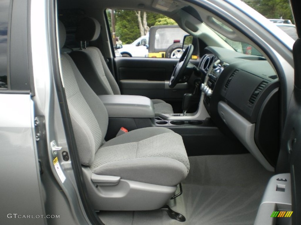2007 Tundra SR5 Double Cab 4x4 - Silver Sky Metallic / Graphite Gray photo #29