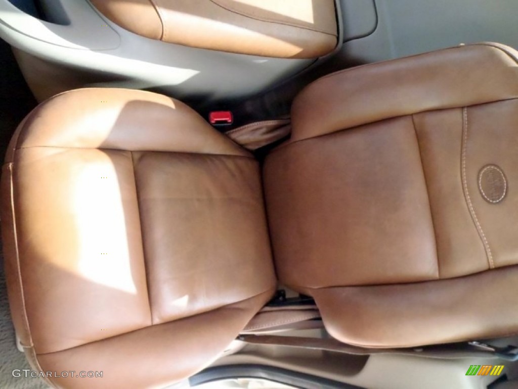 2002 F150 King Ranch SuperCrew 4x4 - Estate Green Metallic / Castano Brown Leather photo #43