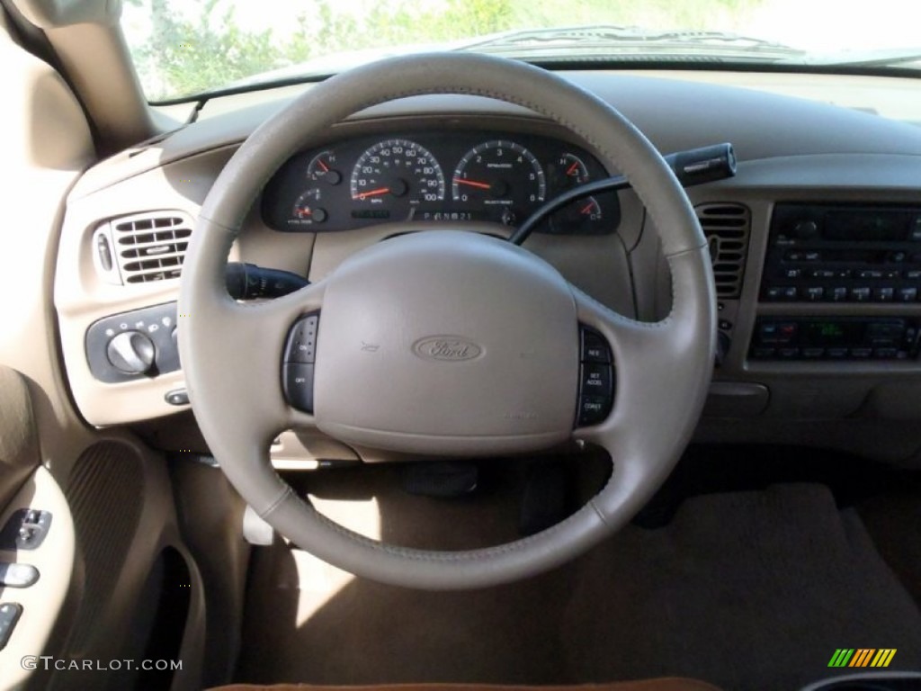 2002 F150 King Ranch SuperCrew 4x4 - Estate Green Metallic / Castano Brown Leather photo #48