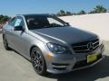 2013 Palladium Silver Metallic Mercedes-Benz C 250 Coupe  photo #1