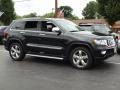 Brilliant Black Crystal Pearl 2012 Jeep Grand Cherokee Overland 4x4 Exterior