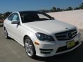 2013 Diamond White Metallic Mercedes-Benz C 250 Coupe  photo #1