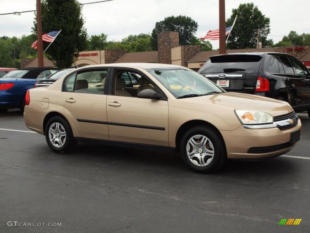 2005 Malibu Sedan - Light Driftwood Metallic / Neutral Beige photo #2