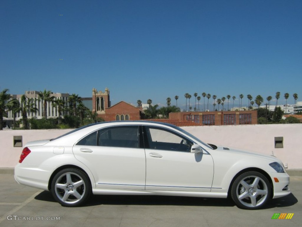 Diamond White Metallic 2013 Mercedes-Benz S 550 Sedan Exterior Photo #68365109