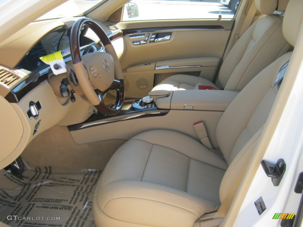 Cashmere/Savanna Interior 2013 Mercedes-Benz S 550 Sedan Photo #68365150