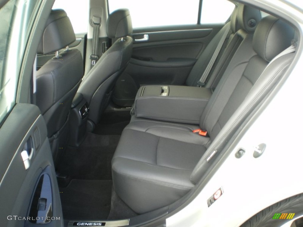 2012 Hyundai Genesis 5.0 R Spec Sedan Rear Seat Photo #68365420
