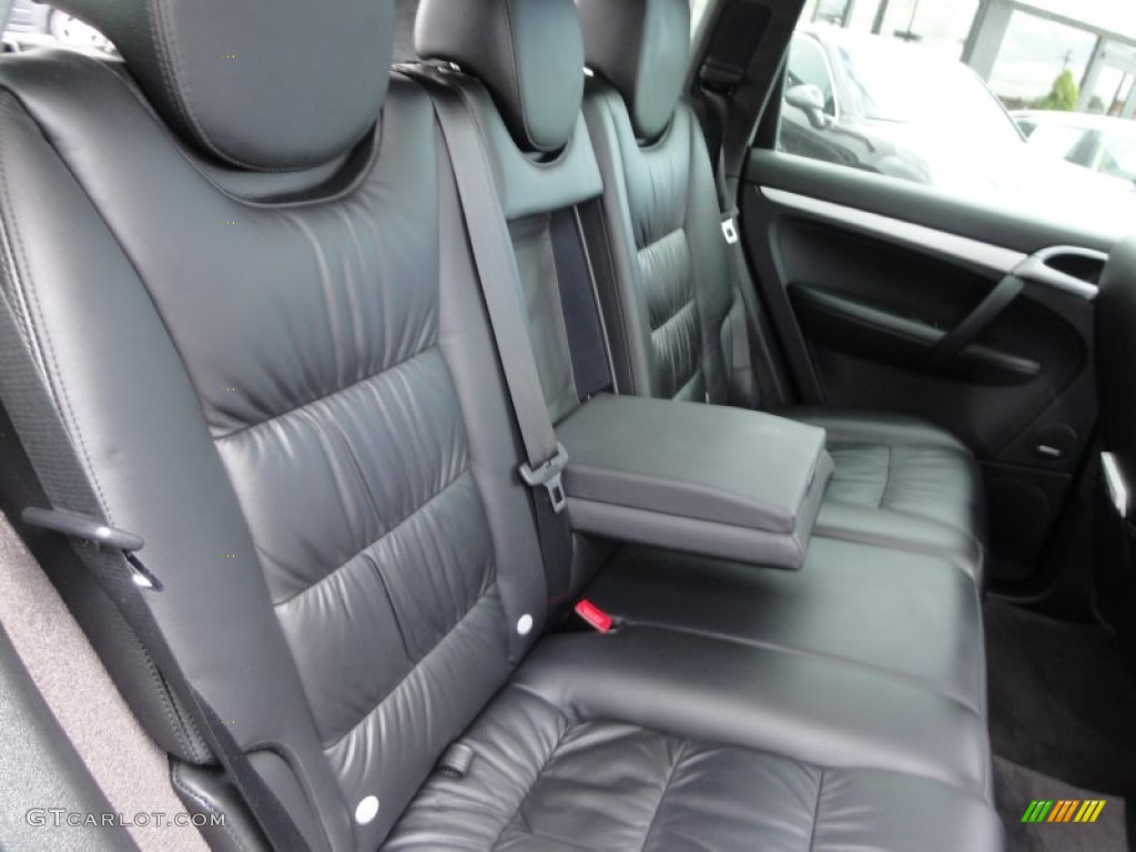 Black Interior 2008 Porsche Cayenne Turbo Photo #68365663