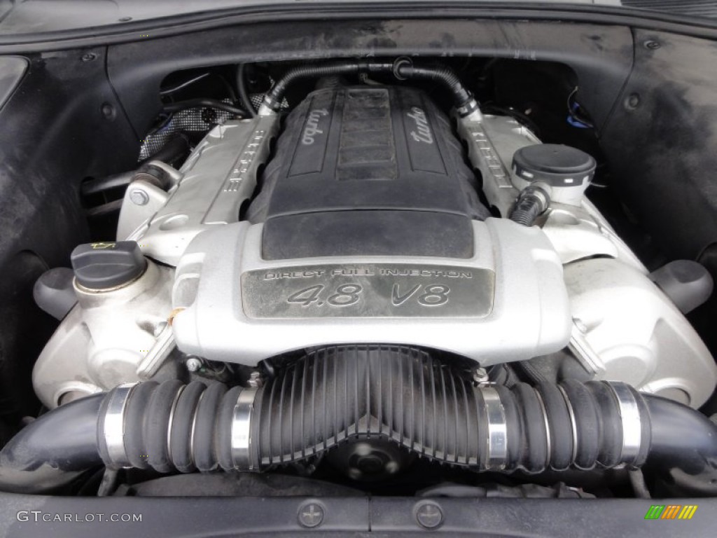 2008 Porsche Cayenne Turbo 4.8L DFI Twin-Turbocharged DOHC 32V VVT V8 Engine Photo #68365720