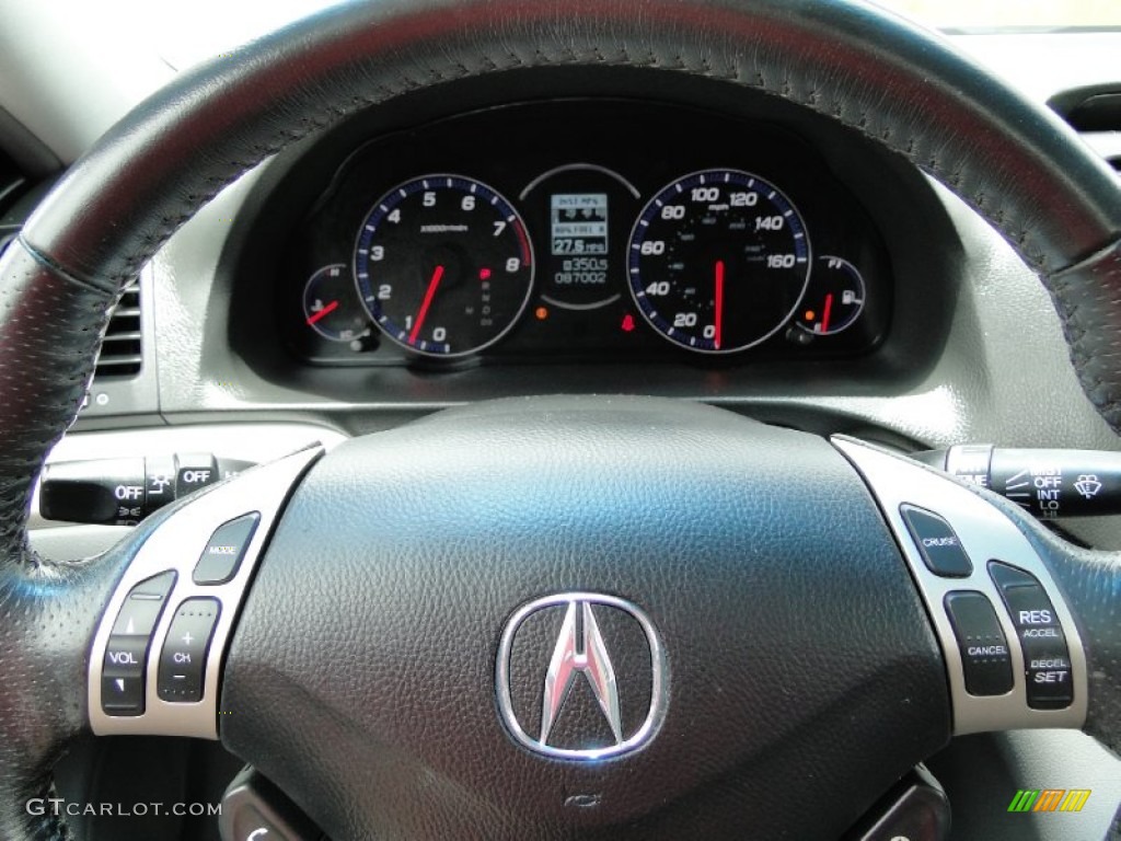 2008 TSX Sedan - Alabaster Silver Metallic / Ebony photo #15