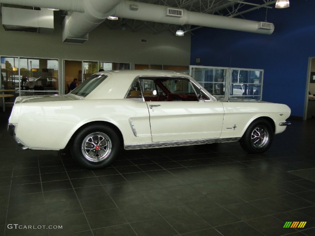 1965 Wimbledon White Ford Mustang Coupe 68361727 Photo 3