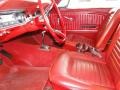 Red 1965 Ford Mustang Coupe Interior Color