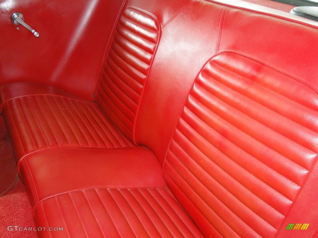 Red Interior 1965 Ford Mustang Coupe Photo #68366308