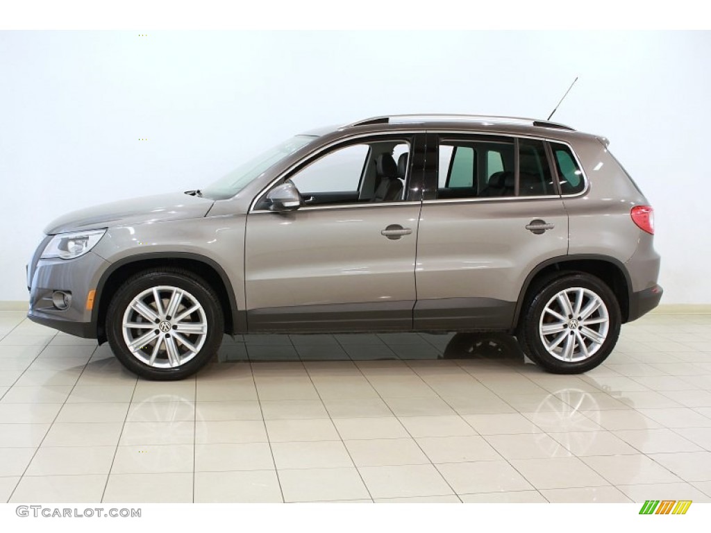 Alpine Grey Metallic 2009 Volkswagen Tiguan SEL 4Motion Exterior Photo #68367519