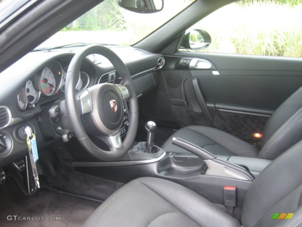 Black Interior 2009 Porsche 911 Carrera 4S Coupe Photo #68367931