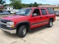 2000 Victory Red Chevrolet Suburban 1500 LS 4x4  photo #1