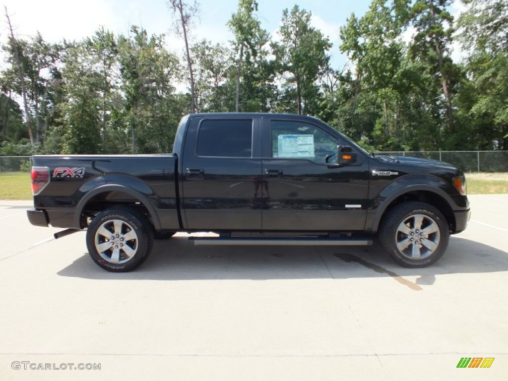 Tuxedo Black Metallic 2012 Ford F150 FX4 SuperCrew 4x4 Exterior Photo #68370714