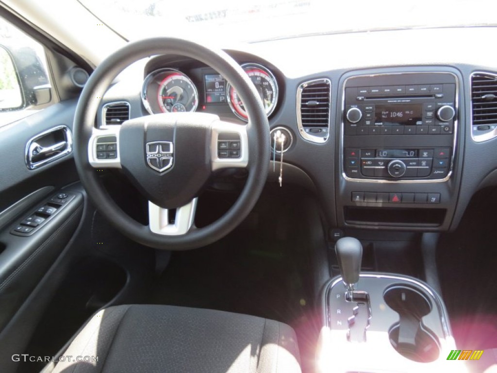 2013 Dodge Durango SXT Black Dashboard Photo #68373012