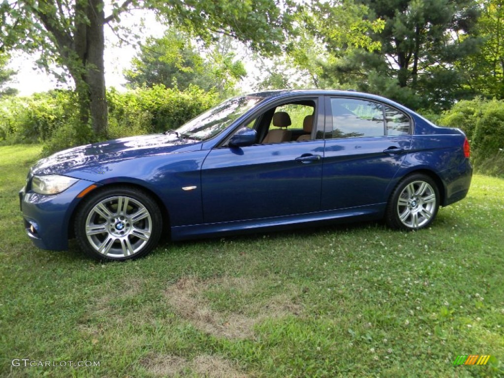 2011 3 Series 328i Sedan - Montego Blue Metallic / Saddle Brown Dakota Leather photo #3