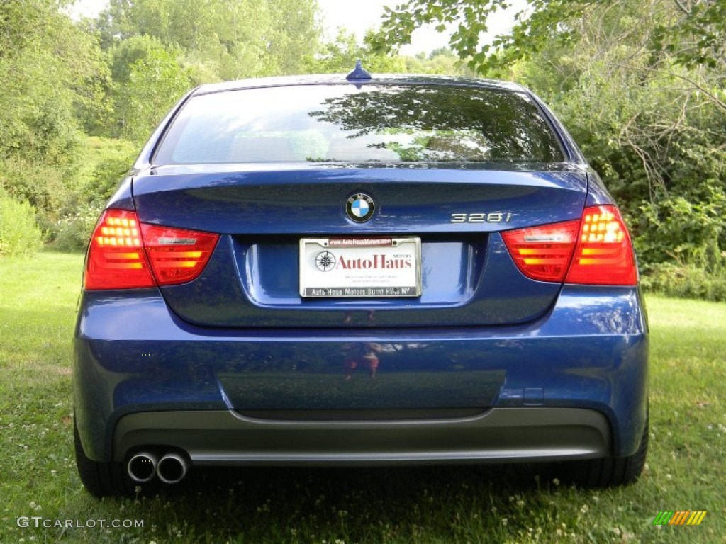 2011 3 Series 328i Sedan - Montego Blue Metallic / Saddle Brown Dakota Leather photo #8