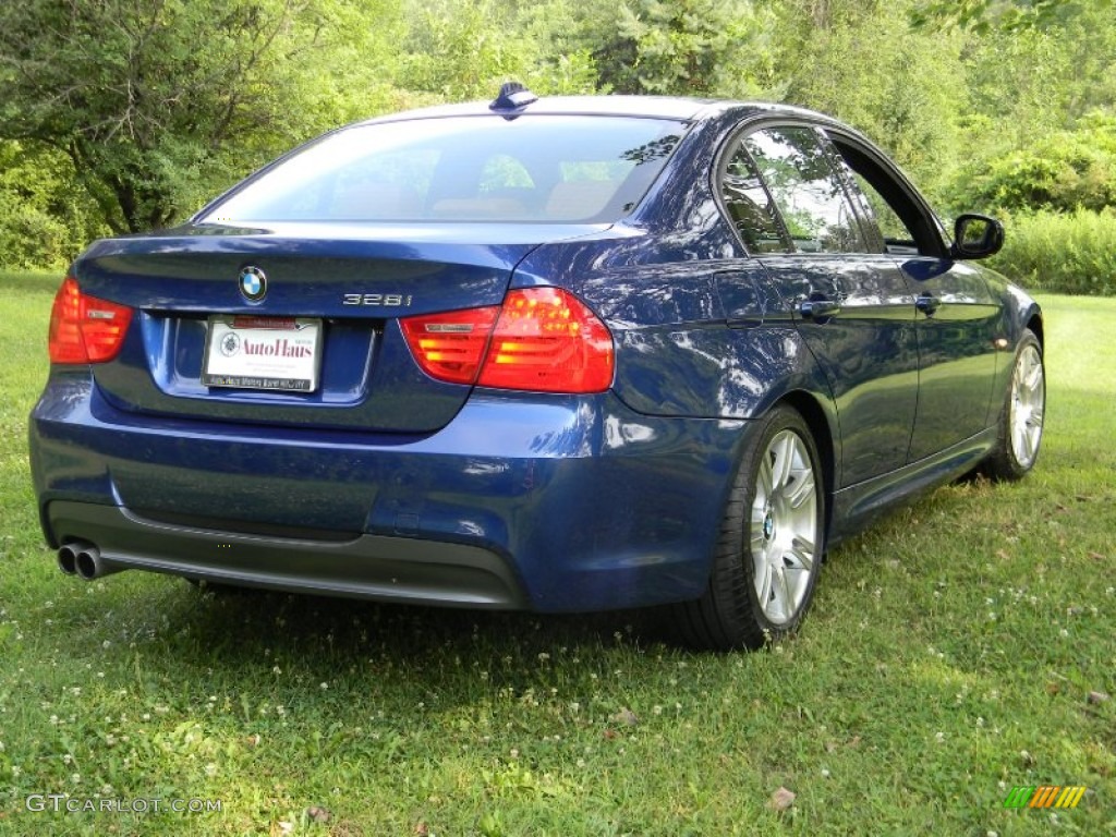 2011 3 Series 328i Sedan - Montego Blue Metallic / Saddle Brown Dakota Leather photo #9