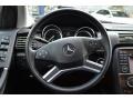2011 Mercedes-Benz R Black Interior Steering Wheel Photo