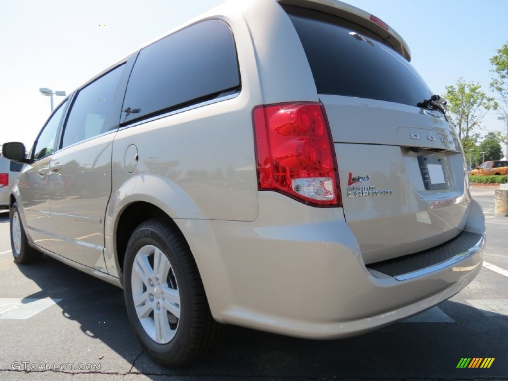 2012 Grand Caravan Crew - Cashmere Pearl / Black/Light Graystone photo #2