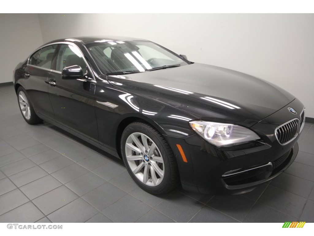 2013 6 Series 640i Gran Coupe - Black Sapphire Metallic / Black photo #6