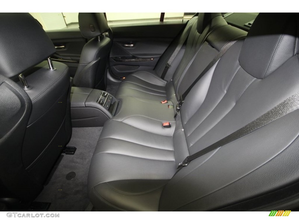 2013 BMW 6 Series 640i Gran Coupe Rear Seat Photo #68375166