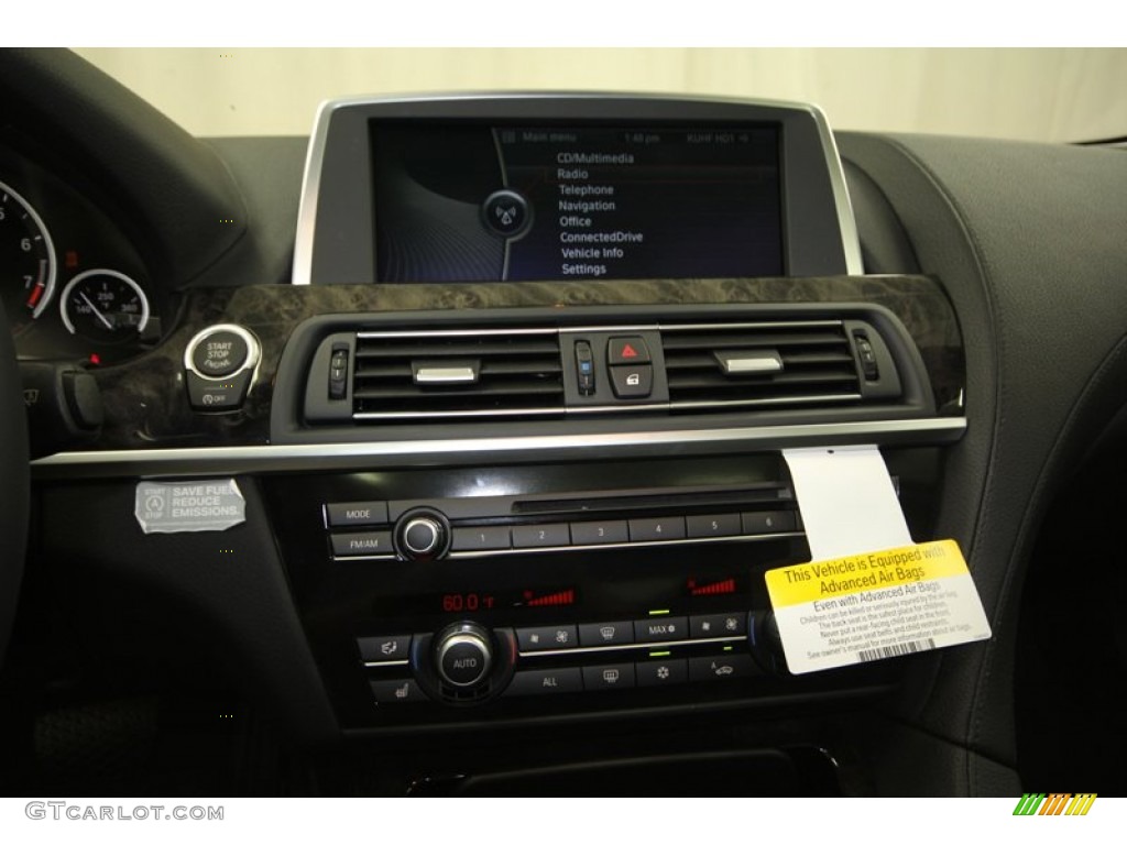 2013 6 Series 640i Gran Coupe - Black Sapphire Metallic / Black photo #16