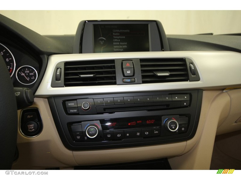 2012 3 Series 328i Sedan - Mineral White Metallic / Venetian Beige photo #16