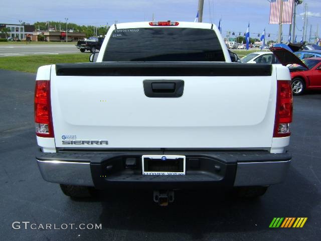 2007 Sierra 1500 Classic SL Regular Cab - Summit White / Dark Titanium/Light Titanium photo #4