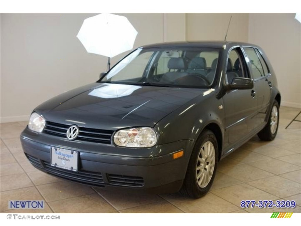 2005 Golf GL TDI 4 Door - Blue Anthracite Metallic / Gray photo #1