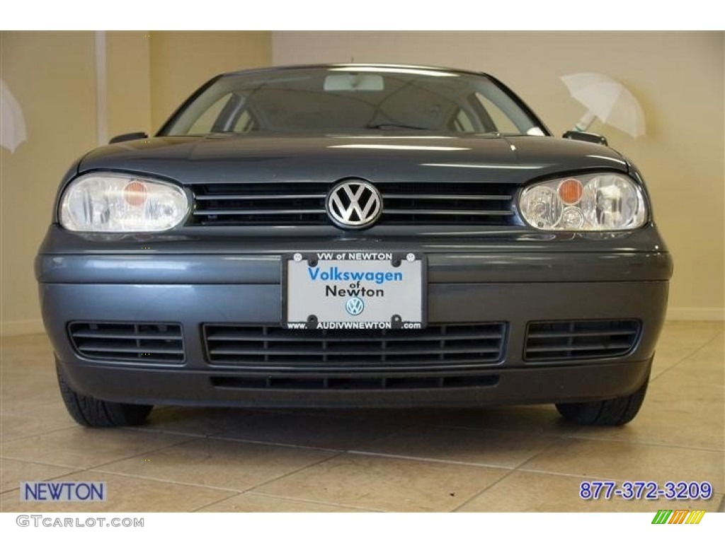 2005 Golf GL TDI 4 Door - Blue Anthracite Metallic / Gray photo #3