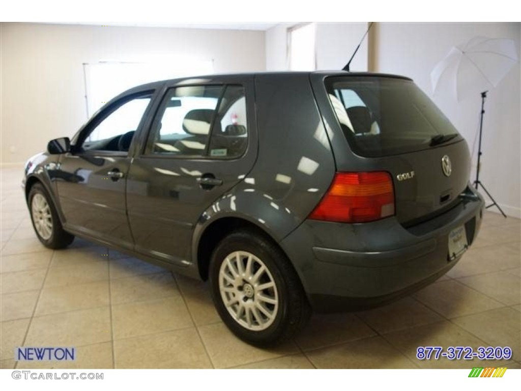 2005 Golf GL TDI 4 Door - Blue Anthracite Metallic / Gray photo #9