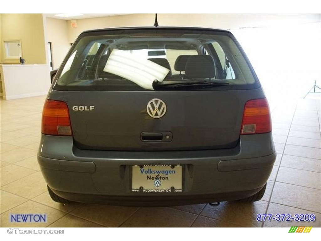 2005 Golf GL TDI 4 Door - Blue Anthracite Metallic / Gray photo #10