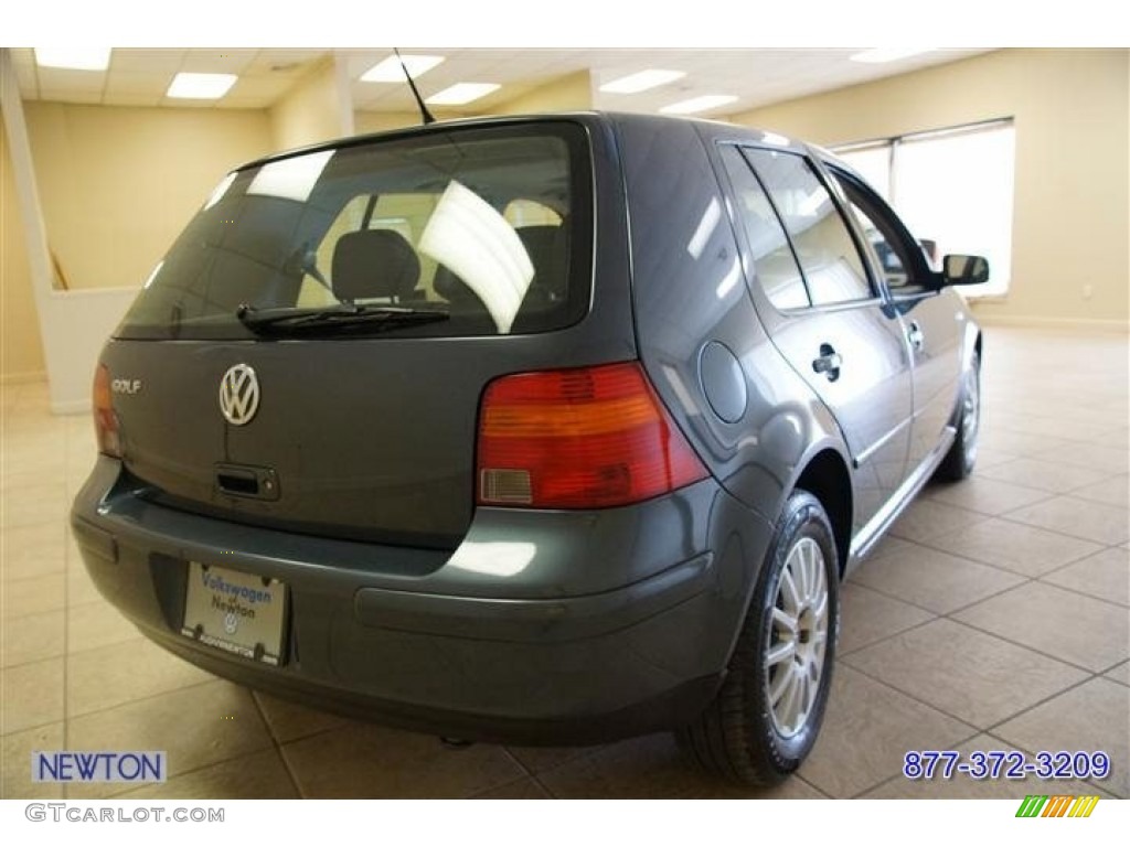 2005 Golf GL TDI 4 Door - Blue Anthracite Metallic / Gray photo #11