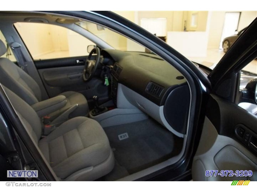 2005 Golf GL TDI 4 Door - Blue Anthracite Metallic / Gray photo #21
