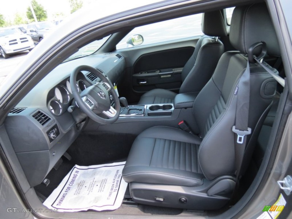 Dark Slate Gray Interior 2012 Dodge Challenger Rallye Redline Photo #68375733