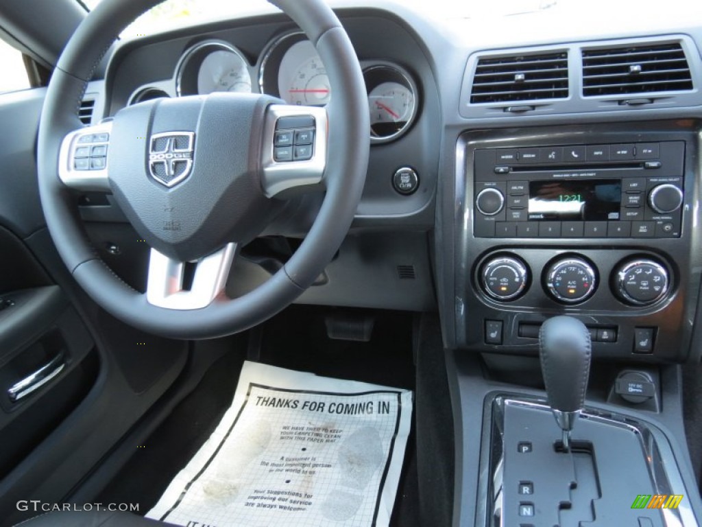 2012 Dodge Challenger Rallye Redline Dark Slate Gray Dashboard Photo #68375751