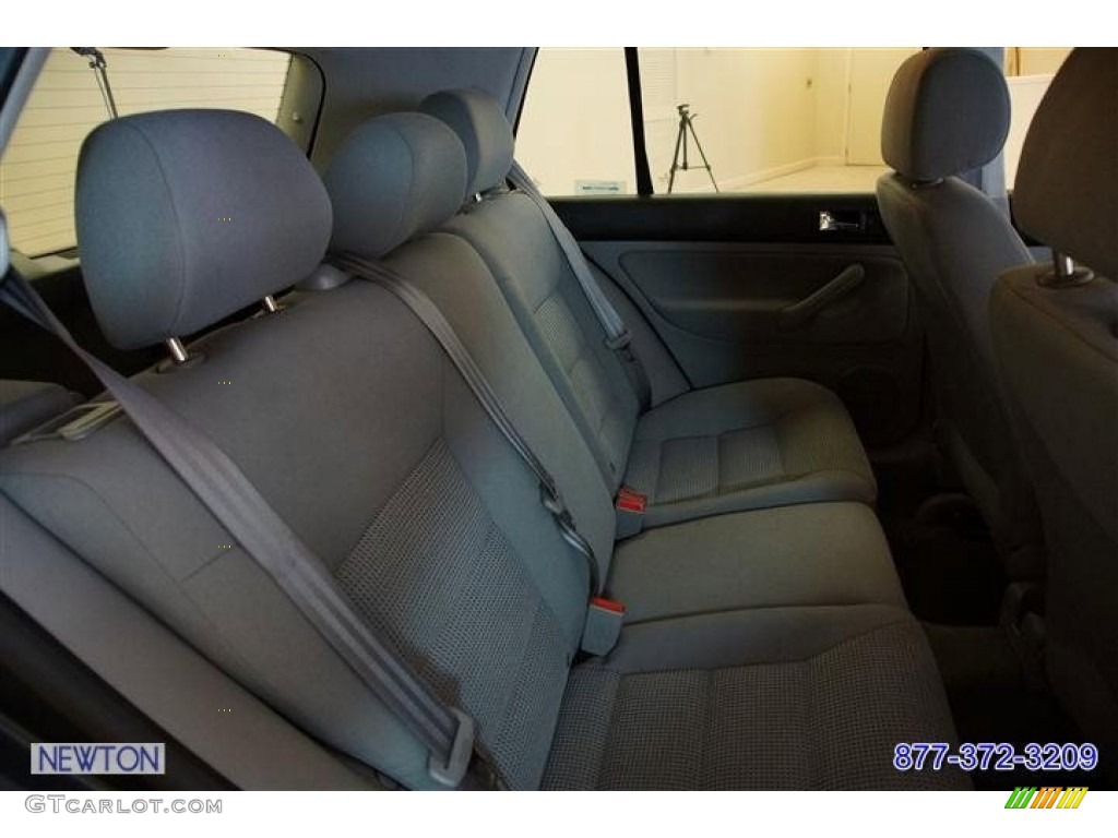 2005 Golf GL TDI 4 Door - Blue Anthracite Metallic / Gray photo #30