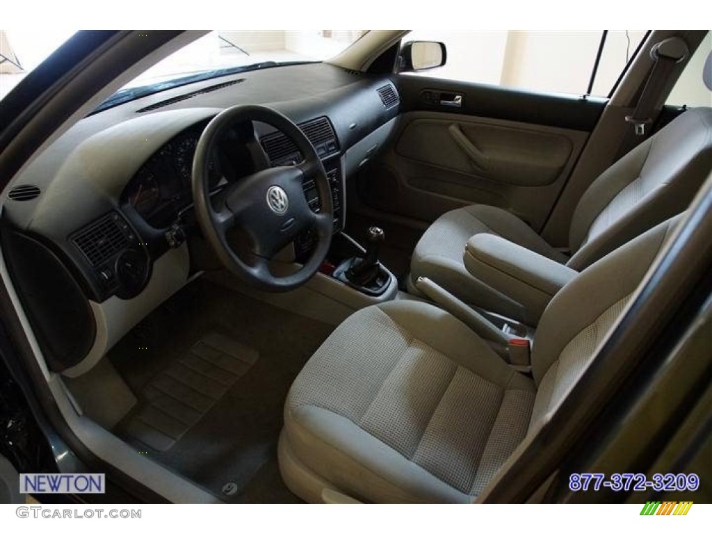 2005 Golf GL TDI 4 Door - Blue Anthracite Metallic / Gray photo #33