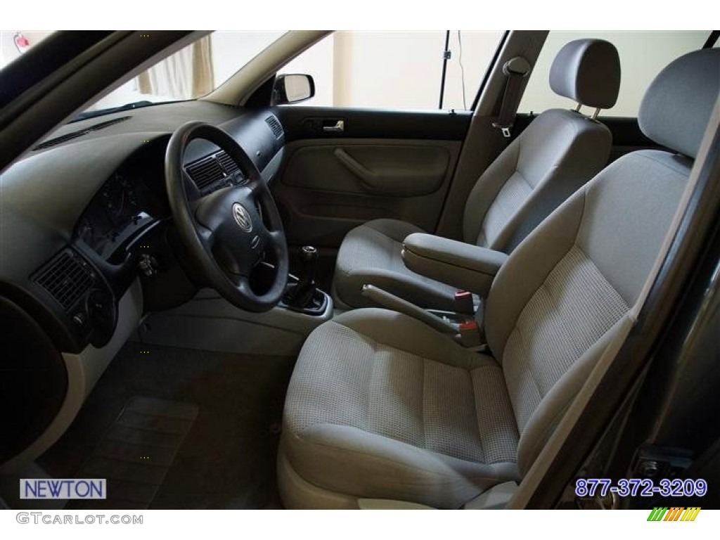 2005 Golf GL TDI 4 Door - Blue Anthracite Metallic / Gray photo #34
