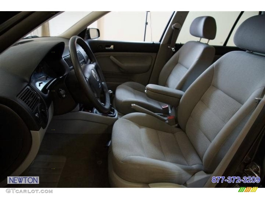 2005 Golf GL TDI 4 Door - Blue Anthracite Metallic / Gray photo #35
