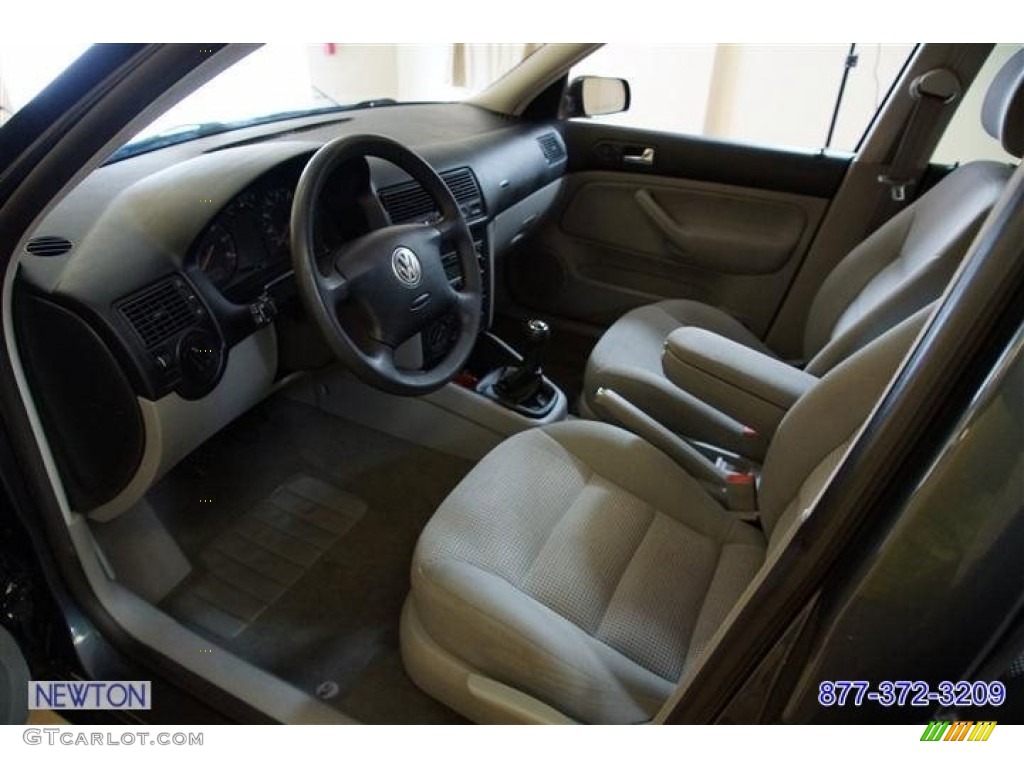 2005 Golf GL TDI 4 Door - Blue Anthracite Metallic / Gray photo #36