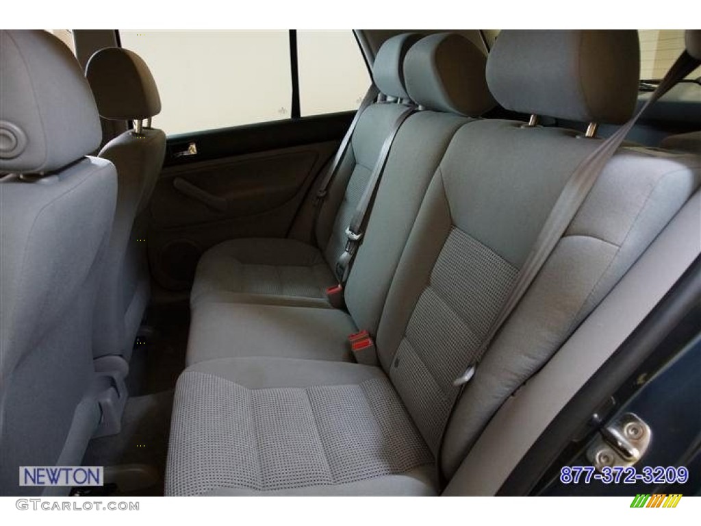 2005 Golf GL TDI 4 Door - Blue Anthracite Metallic / Gray photo #38