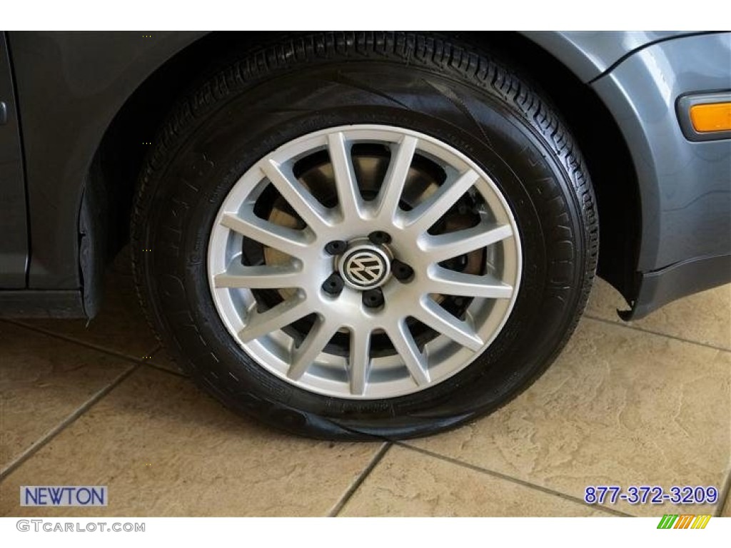 2005 Golf GL TDI 4 Door - Blue Anthracite Metallic / Gray photo #55