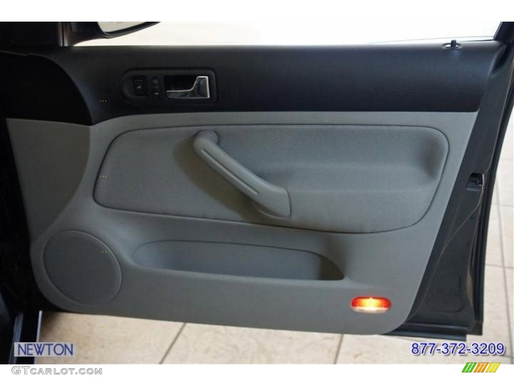 2005 Golf GL TDI 4 Door - Blue Anthracite Metallic / Gray photo #61