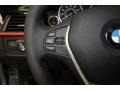 Black/Red Highlight 2012 BMW 3 Series 328i Sedan Steering Wheel